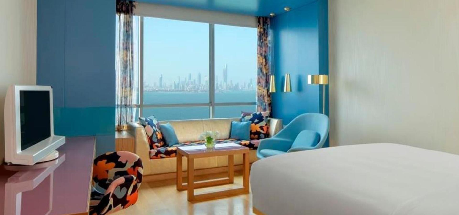 Symphony Style Hotel Kuwait Salmiya ภายนอก รูปภาพ A room at the hotel